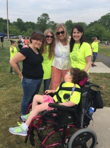 Friends came from great distances too!